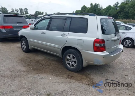 2004 Toyota Highlander V6 из США, поврежденный, VIN JTEEP21A840005436
